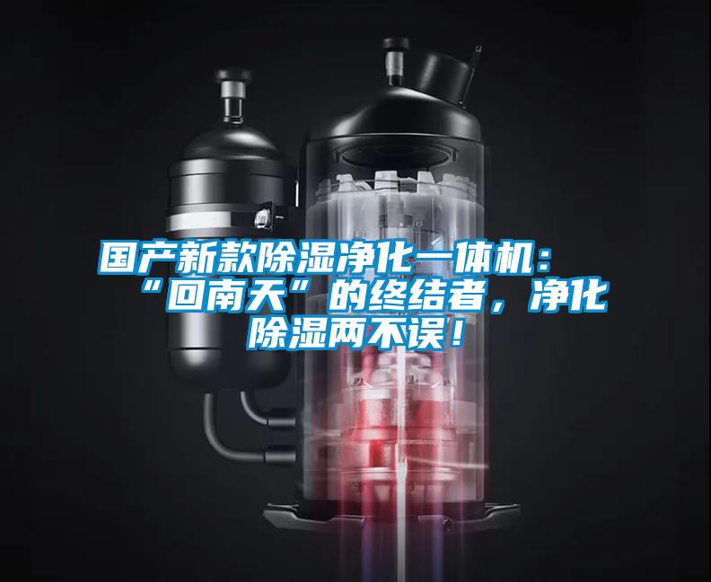 國(guó)產(chǎn)新款除濕凈化一體機(jī)：“回南天”的終結(jié)者，凈化除濕兩不誤！