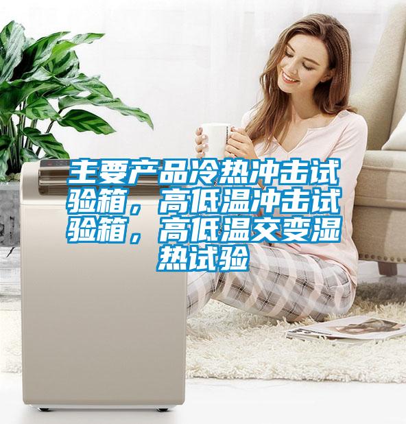 主要產(chǎn)品冷熱沖擊試驗箱，高低溫沖擊試驗箱，高低溫交變濕熱試驗
