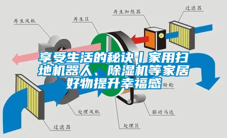 享受生活的秘訣丨家用掃地機器人、除濕機等家居好物提升幸福感