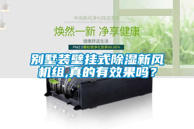 別墅裝壁掛式除濕新風(fēng)機(jī)組,真的有效果嗎？