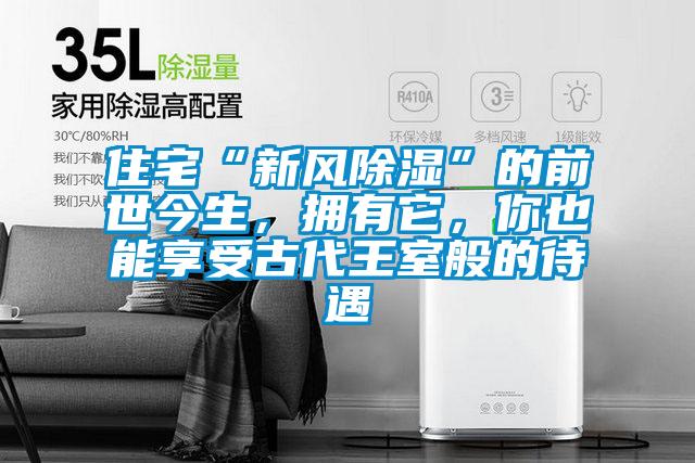 住宅“新風(fēng)除濕”的前世今生，擁有它，你也能享受古代王室般的待遇