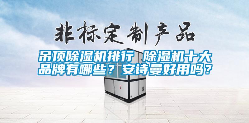 吊頂除濕機排行 除濕機十大品牌有哪些？安詩曼好用嗎？