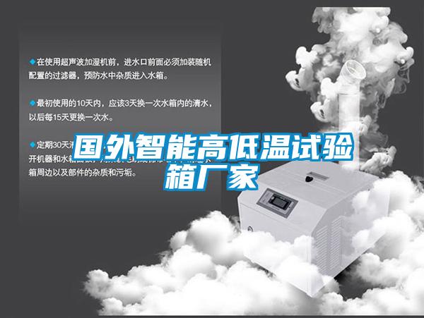 國外智能高低溫試驗(yàn)箱廠家