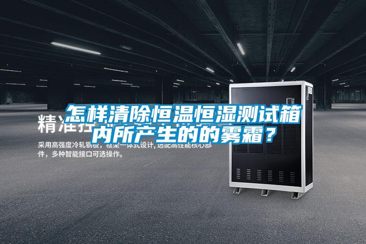 怎樣清除恒溫恒濕測試箱內(nèi)所產(chǎn)生的的霧霜？