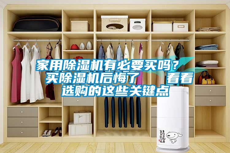 家用除濕機(jī)有必要買嗎？  買除濕機(jī)后悔了   看看選購的這些關(guān)鍵點