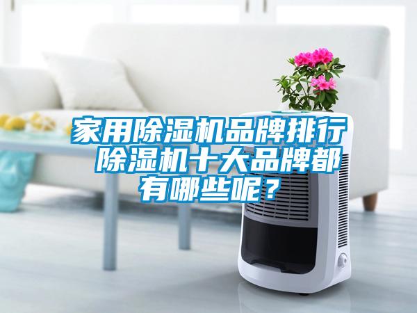家用除濕機品牌排行 除濕機十大品牌都有哪些呢？