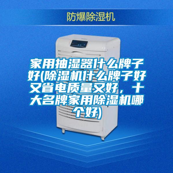 家用抽濕器什么牌子好(除濕機(jī)什么牌子好又省電質(zhì)量又好，十大名牌家用除濕機(jī)哪個好)