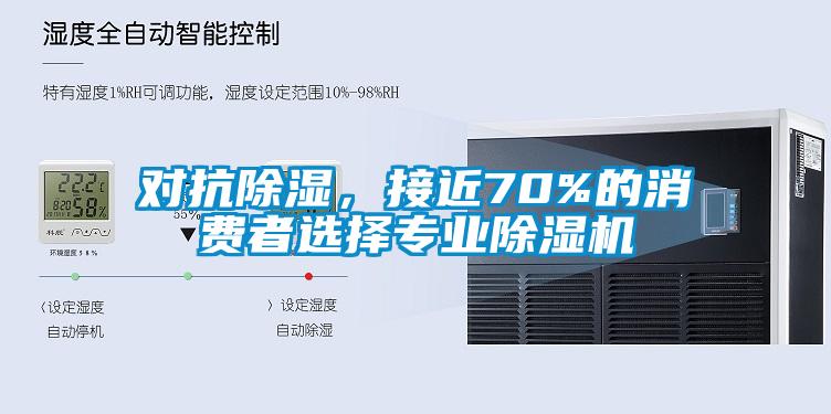 對抗除濕，接近70%的消費者選擇專業(yè)除濕機
