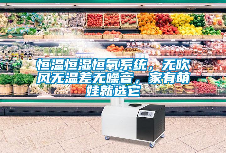 恒溫恒濕恒氧系統(tǒng)，無吹風(fēng)無溫差無噪音，家有萌娃就選它