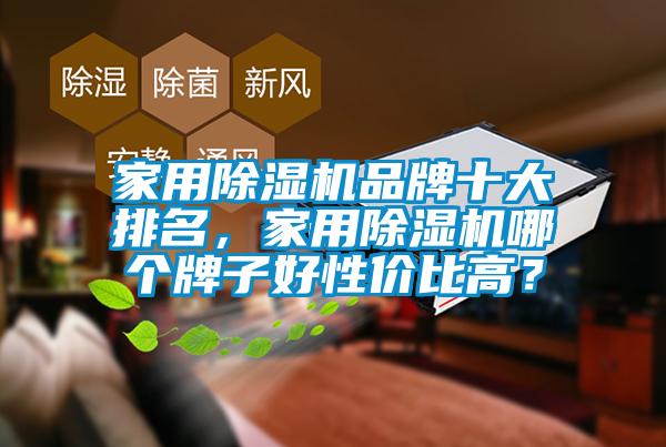 家用除濕機品牌十大排名，家用除濕機哪個牌子好性價比高？