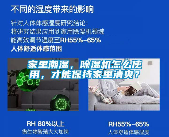 家里潮濕，除濕機(jī)怎么使用，才能保持家里清爽？