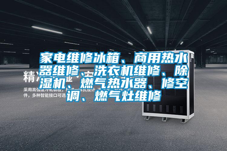 家電維修冰箱、商用熱水器維修、洗衣機維修、除濕機、燃氣熱水器、修空調、燃氣灶維修
