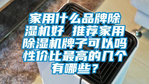 家用什么品牌除濕機(jī)好 推薦家用除濕機(jī)牌子可以嗎性價比最高的幾個有哪些？