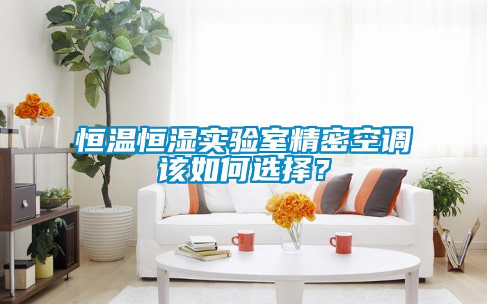 恒溫恒濕實(shí)驗(yàn)室精密空調(diào)該如何選擇？