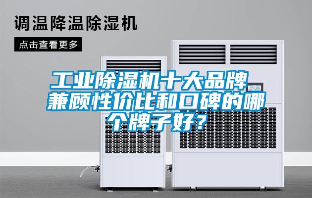 工業(yè)除濕機十大品牌 兼顧性價比和口碑的哪個牌子好？