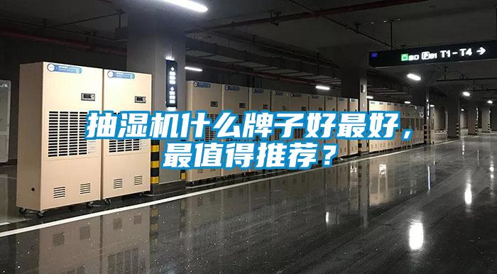 抽濕機什么牌子好最好，最值得推薦？