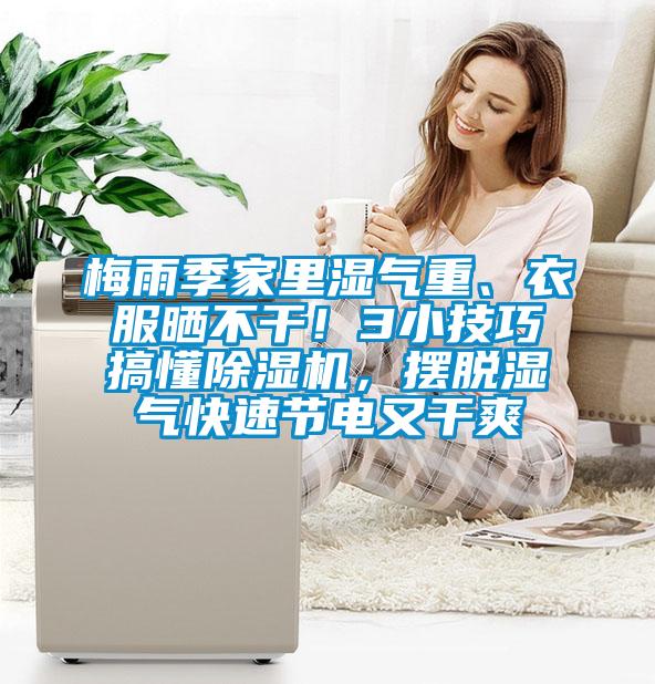 梅雨季家里濕氣重、衣服曬不干！3小技巧搞懂除濕機，擺脫濕氣快速節(jié)電又干爽