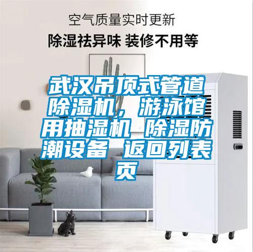 武漢吊頂式管道除濕機，游泳館用抽濕機 除濕防潮設備 返回列表頁