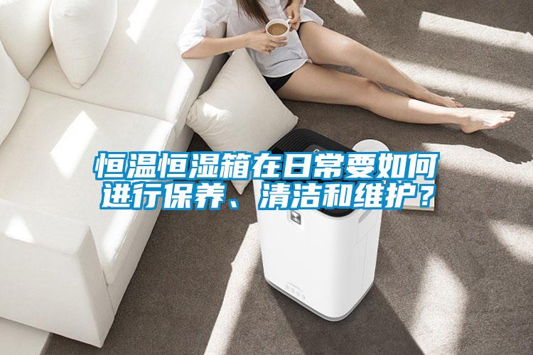 恒溫恒濕箱在日常要如何進(jìn)行保養(yǎng)、清潔和維護(hù)？