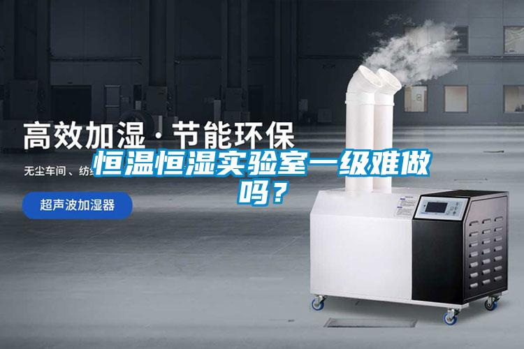 恒溫恒濕實(shí)驗(yàn)室一級(jí)難做嗎？