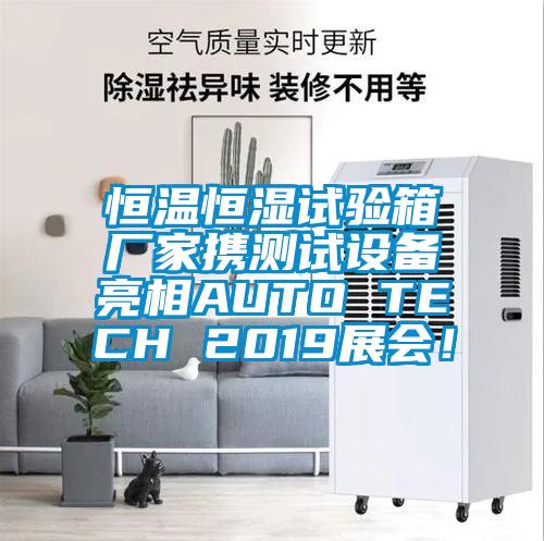 恒溫恒濕試驗(yàn)箱廠家攜測(cè)試設(shè)備亮相AUTO TECH 2019展會(huì)！