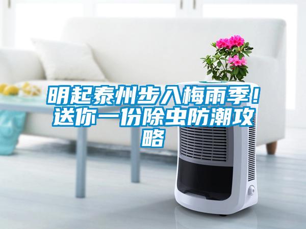 明起泰州步入梅雨季！送你一份除蟲(chóng)防潮攻略