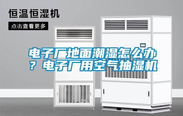 電子廠地面潮濕怎么辦？電子廠用空氣抽濕機(jī)