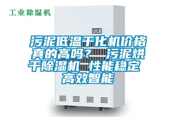 污泥低溫干化機(jī)價(jià)格真的高嗎？ 污泥烘干除濕機(jī) 性能穩(wěn)定 高效智能