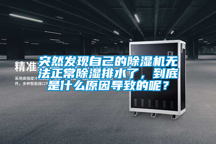 突然發(fā)現(xiàn)自己的除濕機(jī)無法正常除濕排水了，到底是什么原因?qū)е碌哪兀?></div>
								<div   id=