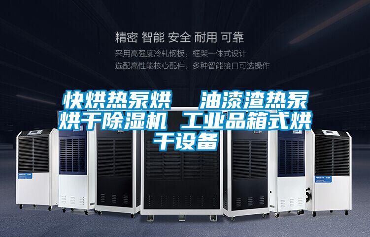 快烘熱泵烘  油漆渣熱泵烘干除濕機 工業(yè)品箱式烘干設備