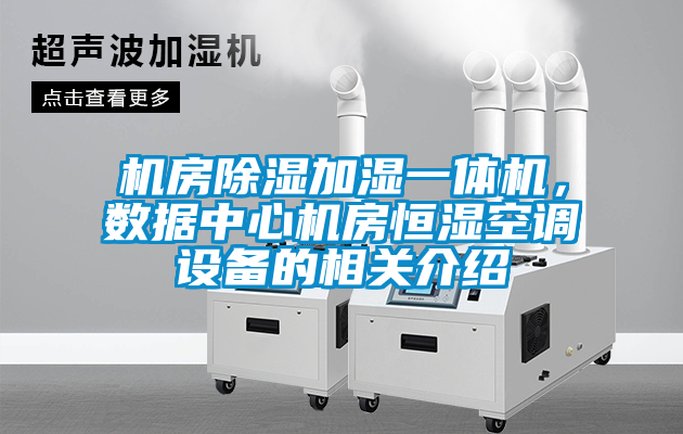機(jī)房除濕加濕一體機(jī)，數(shù)據(jù)中心機(jī)房恒濕空調(diào)設(shè)備的相關(guān)介紹