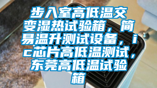步入室高低溫交變濕熱試驗箱，簡易溫升測試設備，ic芯片高低溫測試，東莞高低溫試驗箱