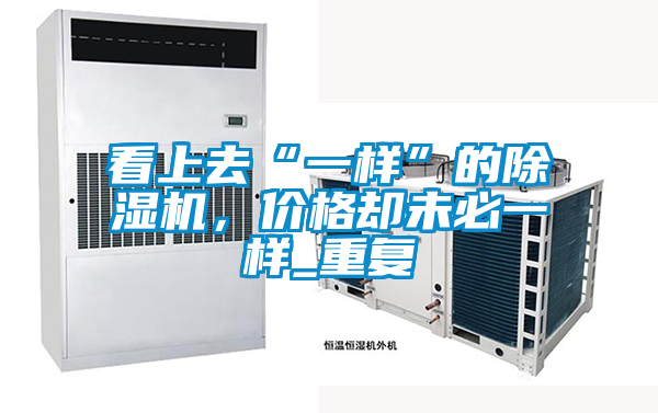 看上去“一樣”的除濕機(jī)，價格卻未必一樣_重復(fù)