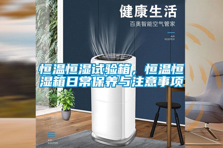 恒溫恒濕試驗(yàn)箱，恒溫恒濕箱日常保養(yǎng)與注意事項(xiàng)