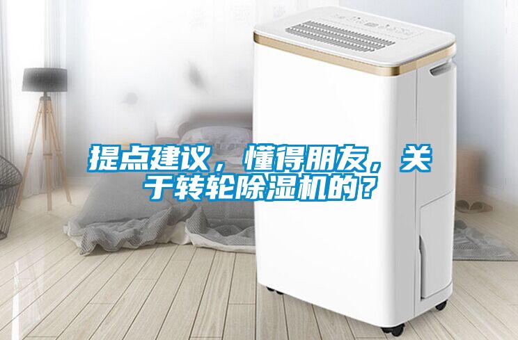 提點(diǎn)建議，懂得朋友，關(guān)于轉(zhuǎn)輪除濕機(jī)的？