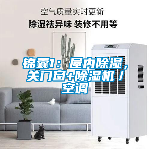 錦囊1：屋內(nèi)除濕，關門窗+除濕機／空調(diào)