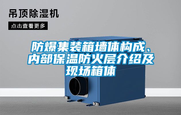 防爆集裝箱墻體構(gòu)成、內(nèi)部保溫防火層介紹及現(xiàn)場箱體