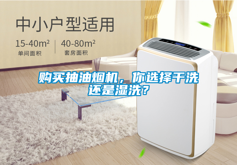 購買抽油煙機，你選擇干洗還是濕洗？