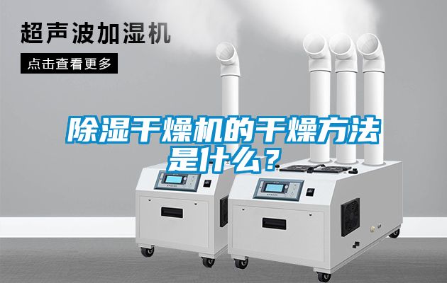 除濕干燥機(jī)的干燥方法是什么？