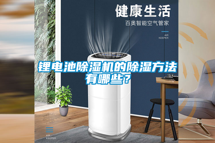 鋰電池除濕機的除濕方法有哪些？