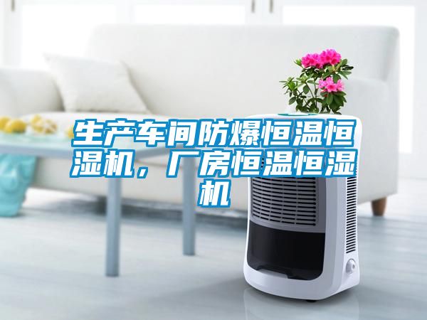 生產(chǎn)車間防爆恒溫恒濕機，廠房恒溫恒濕機