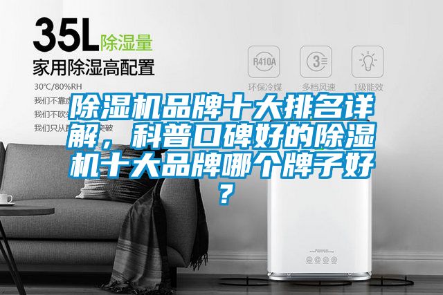 除濕機(jī)品牌十大排名詳解，科普口碑好的除濕機(jī)十大品牌哪個(gè)牌子好？
