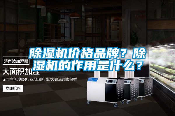 除濕機(jī)價(jià)格品牌？除濕機(jī)的作用是什么？
