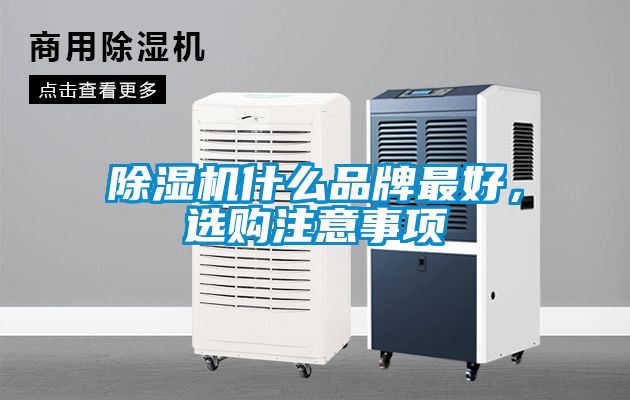 除濕機什么品牌最好，選購注意事項