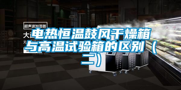 電熱恒溫鼓風干燥箱與高溫試驗箱的區(qū)別（二）