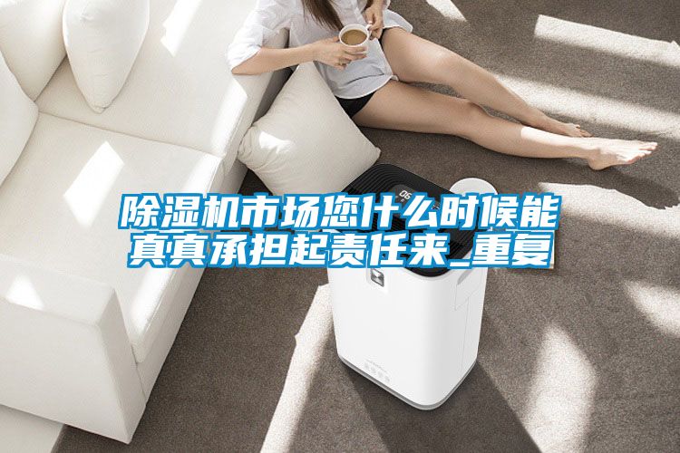 除濕機(jī)市場您什么時(shí)候能真真承擔(dān)起責(zé)任來_重復(fù)