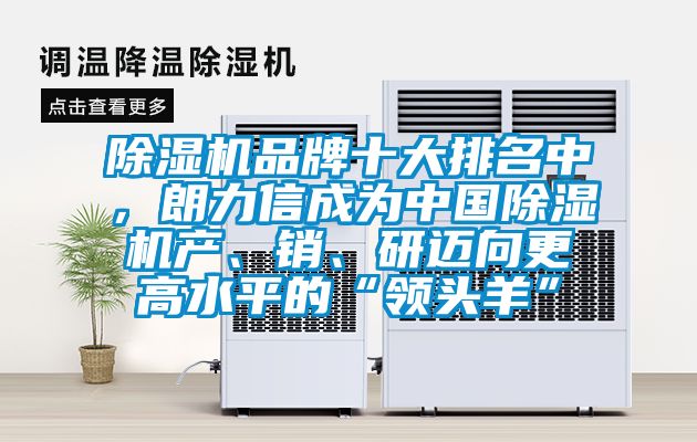 除濕機(jī)品牌十大排名中，朗力信成為中國(guó)除濕機(jī)產(chǎn)、銷、研邁向更高水平的“領(lǐng)頭羊”