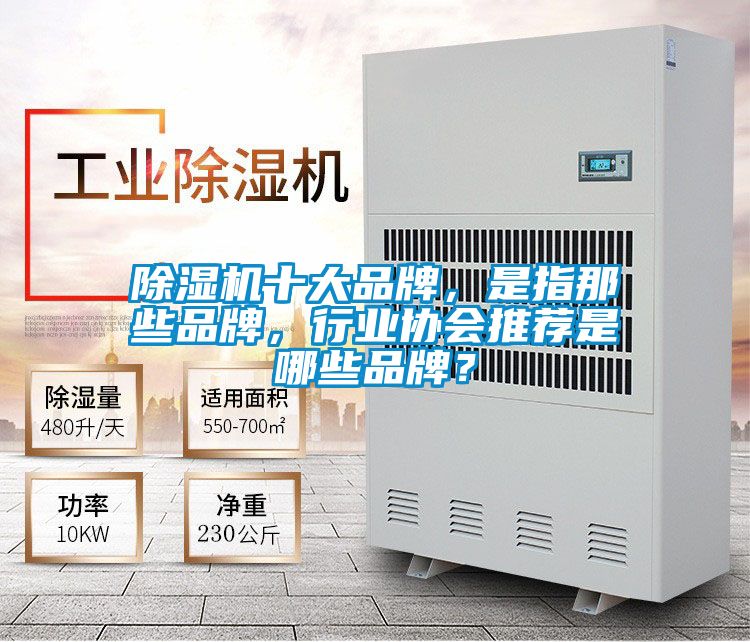 除濕機十大品牌，是指那些品牌，行業(yè)協(xié)會推薦是哪些品牌？