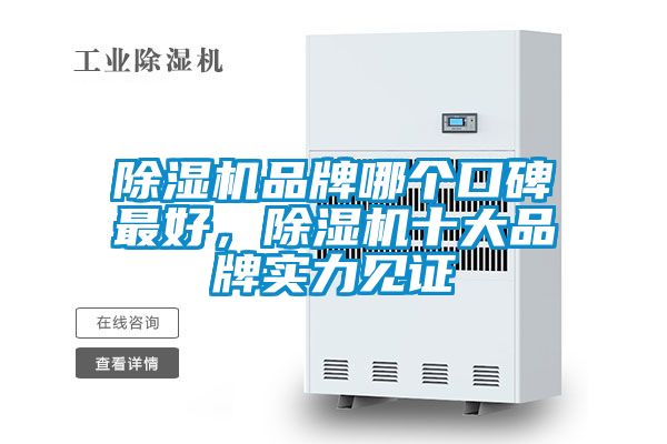除濕機(jī)品牌哪個(gè)口碑最好，除濕機(jī)十大品牌實(shí)力見(jiàn)證