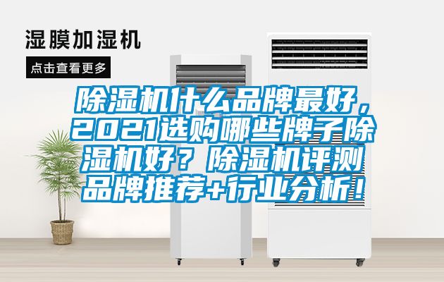 除濕機什么品牌最好，2021選購哪些牌子除濕機好？除濕機評測品牌推薦+行業(yè)分析！